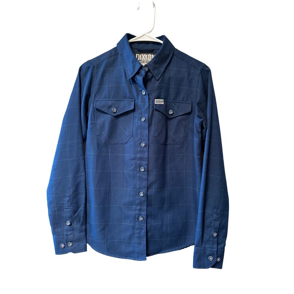 Dixxon Women's Size Small "The Myers" Blue plaid Flannel Shirt